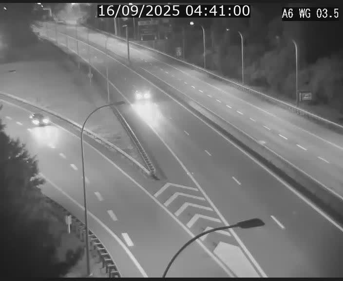 <h2>Traffic live webcam Luxembourg - Croix de Cessange - A6 - BK 3.5 - direction France/Allemagne</h2>