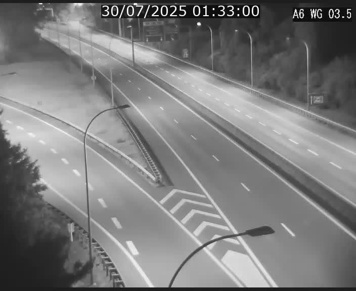Traffic live webcam Luxembourg - Croix de Cessange - A6 - BK 3.5 - direction France/Allemagne