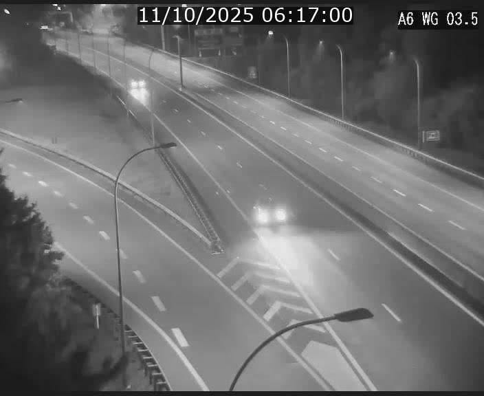 <h2>Traffic live webcam Luxembourg - Croix de Cessange - A6 - BK 3.5 - direction France/Allemagne</h2>