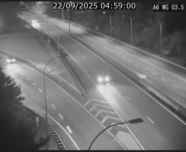 <h2>Traffic live webcam Luxembourg - Croix de Cessange - A6 - BK 3.5 - direction France/Allemagne</h2>