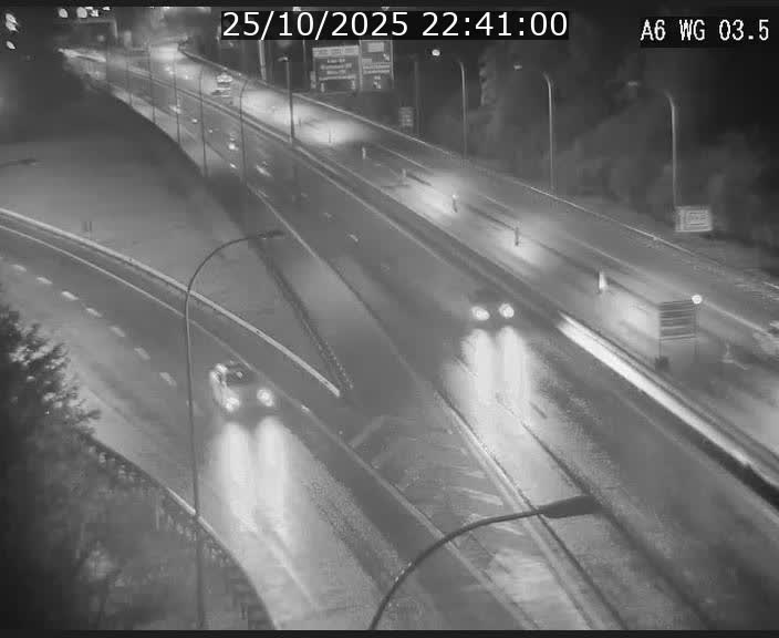 <h2>Traffic live webcam Luxembourg - Croix de Cessange - A6 - BK 3.5 - direction France/Allemagne</h2>
