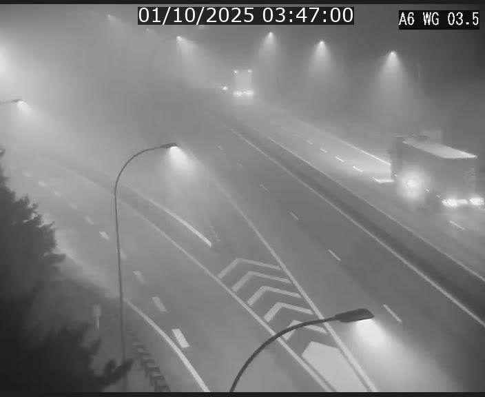 <h2>Traffic live webcam Luxembourg - Croix de Cessange - A6 - BK 3.5 - direction France/Allemagne</h2>