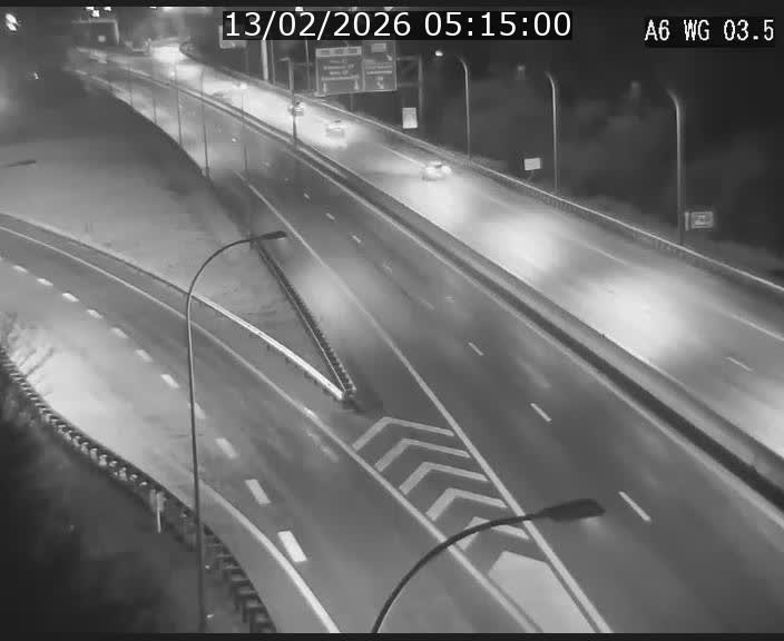 <h2>Traffic live webcam Luxembourg - Croix de Cessange - A6 - BK 3.5 - direction France/Allemagne</h2>