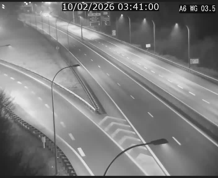 <h2>Traffic live webcam Luxembourg - Croix de Cessange - A6 - BK 3.5 - direction France/Allemagne</h2>