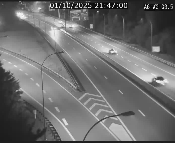 <h2>Traffic live webcam Luxembourg - Croix de Cessange - A6 - BK 3.5 - direction France/Allemagne</h2>