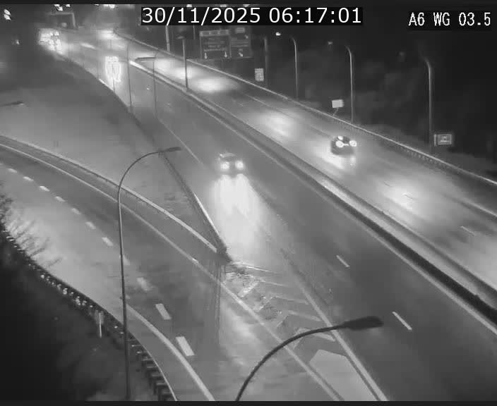 <h2>Traffic live webcam Luxembourg - Croix de Cessange - A6 - BK 3.5 - direction France/Allemagne</h2>