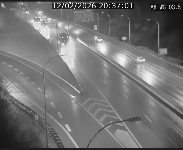 <h2>Traffic live webcam Luxembourg - Croix de Cessange - A6 - BK 3.5 - direction France/Allemagne</h2>