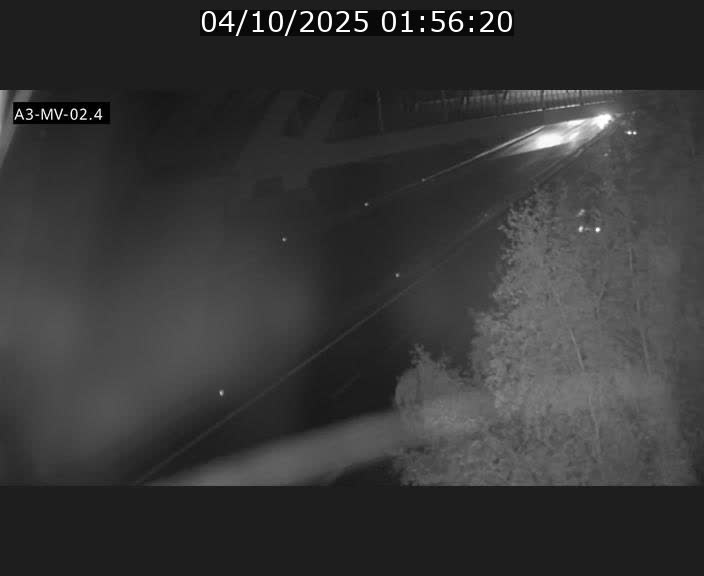 Webcam autoroute de la France (A3) au Luxembourg à Fentange, à proximité de la Croix de Gasperich. Vue orientée vers la Cloche d'Or