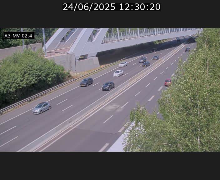 <h2>Webcam autoroute de la France (A3) au Luxembourg à Fentange, à proximité de la Croix de Gasperich. Vue orientée vers la Cloche d'Or</h2>