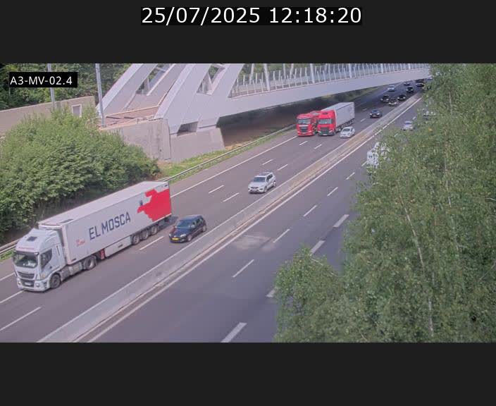 <h2>Webcam autoroute de la France (A3) au Luxembourg à Fentange, à proximité de la Croix de Gasperich. Vue orientée vers la Cloche d'Or</h2>