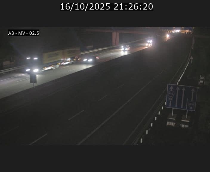 <h2>Webcam autoroute A3 au Luxembourg à proximité de la Croix de Gasperich. Vue orientée vers Luxembourg</h2>
