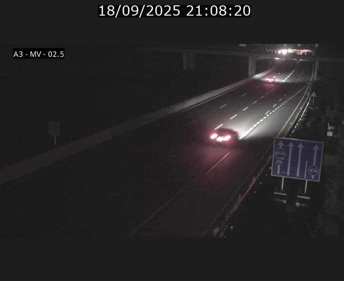 <h2>Webcam autoroute A3 au Luxembourg à proximité de la Croix de Gasperich. Vue orientée vers Luxembourg</h2>