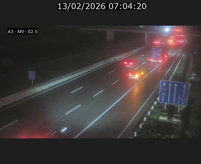 <h2>Webcam autoroute A3 au Luxembourg à proximité de la Croix de Gasperich. Vue orientée vers Luxembourg</h2>