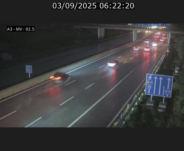<h2>Webcam autoroute A3 au Luxembourg à proximité de la Croix de Gasperich. Vue orientée vers Luxembourg</h2>