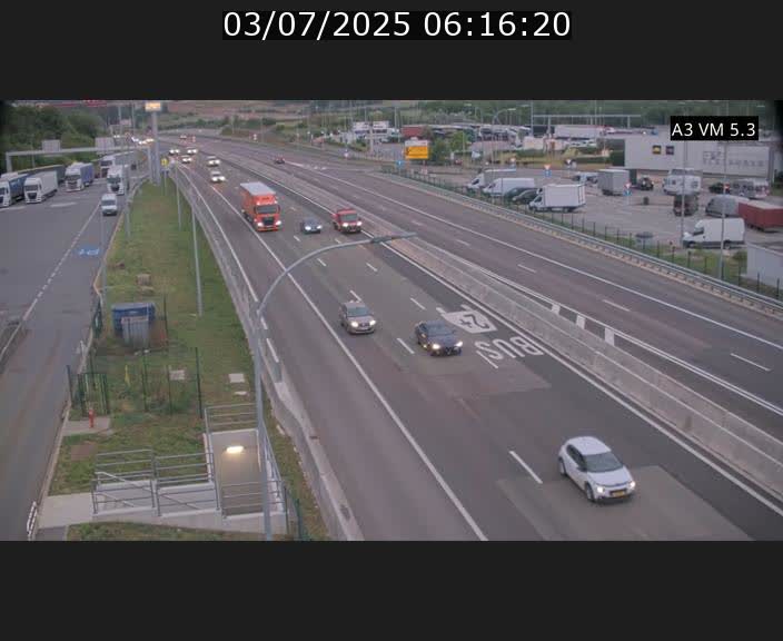 <h2>Traffic live webcam Luxembourg Aire de Berchem - A3 - BK 5 - direction France</h2>