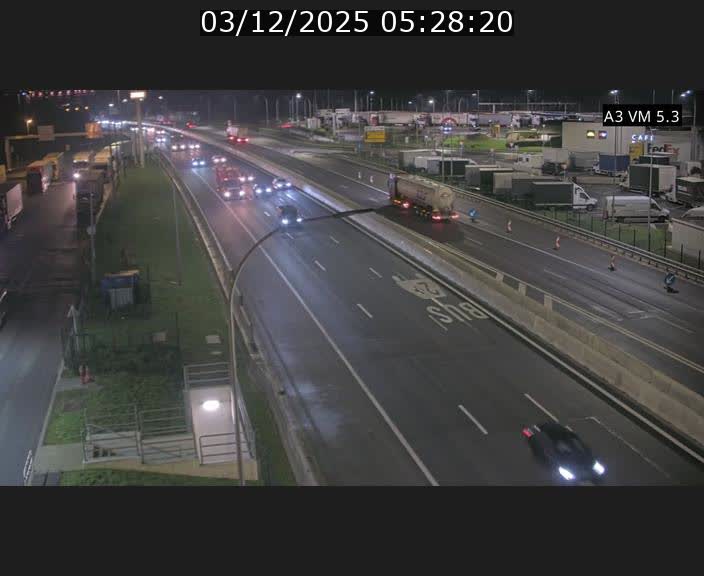 <h2>Traffic live webcam Luxembourg Aire de Berchem - A3 - BK 5 - direction France</h2>