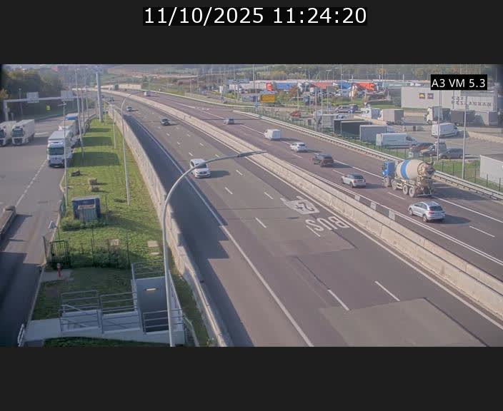 <h2>Traffic live webcam Luxembourg Aire de Berchem - A3 - BK 5 - direction France</h2>