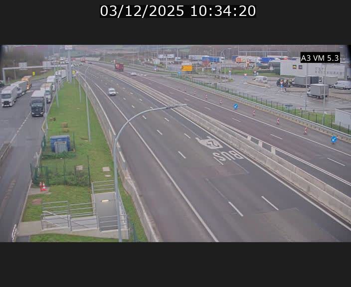 <h2>Traffic live webcam Luxembourg Aire de Berchem - A3 - BK 5 - direction France</h2>