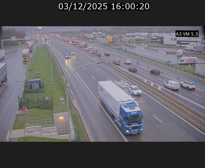 <h2>Traffic live webcam Luxembourg Aire de Berchem - A3 - BK 5 - direction France</h2>