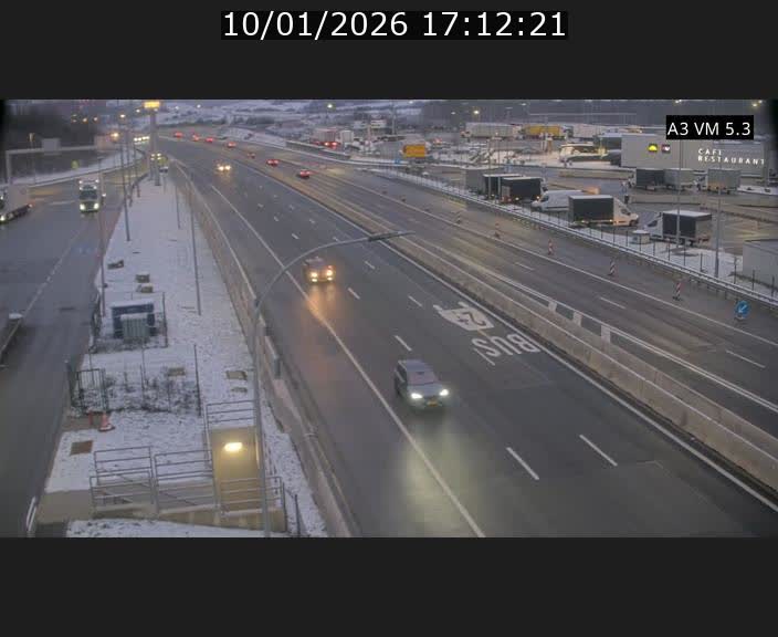 Traffic live webcam Luxembourg Aire de Berchem - A3 - BK 5 - direction France