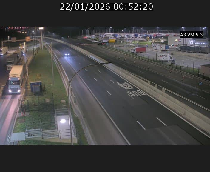 Traffic live webcam Luxembourg Aire de Berchem - A3 - BK 5 - direction France