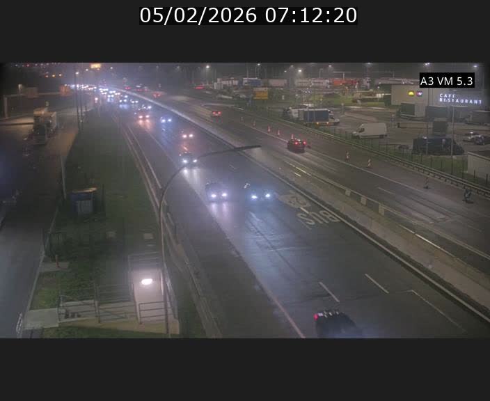 <h2>Traffic live webcam Luxembourg Aire de Berchem - A3 - BK 5 - direction France</h2>