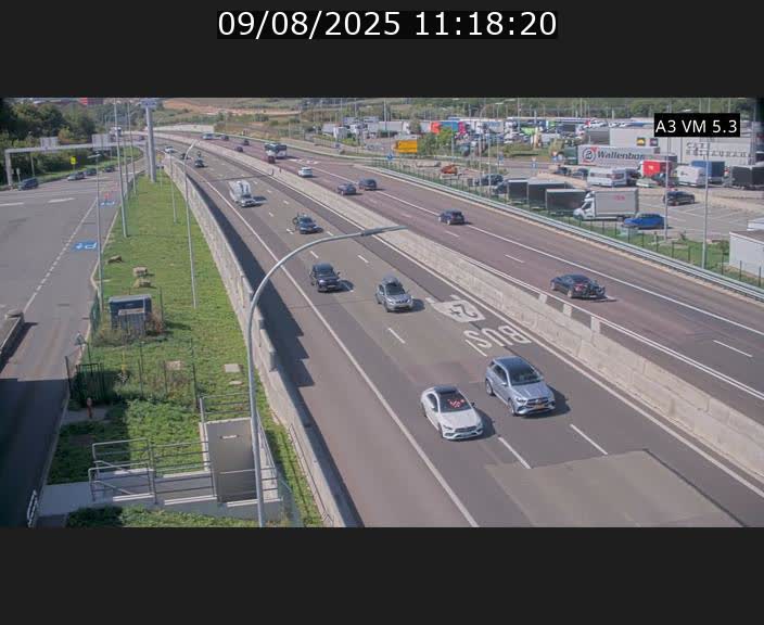 <h2>Traffic live webcam Luxembourg Aire de Berchem - A3 - BK 5 - direction France</h2>