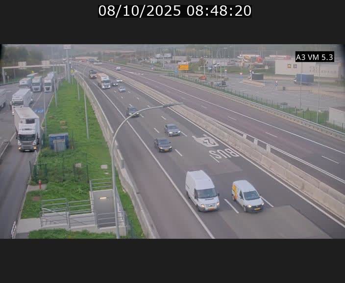 <h2>Traffic live webcam Luxembourg Aire de Berchem - A3 - BK 5 - direction France</h2>