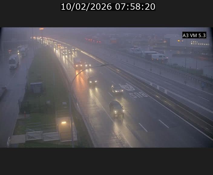 <h2>Traffic live webcam Luxembourg Aire de Berchem - A3 - BK 5 - direction France</h2>