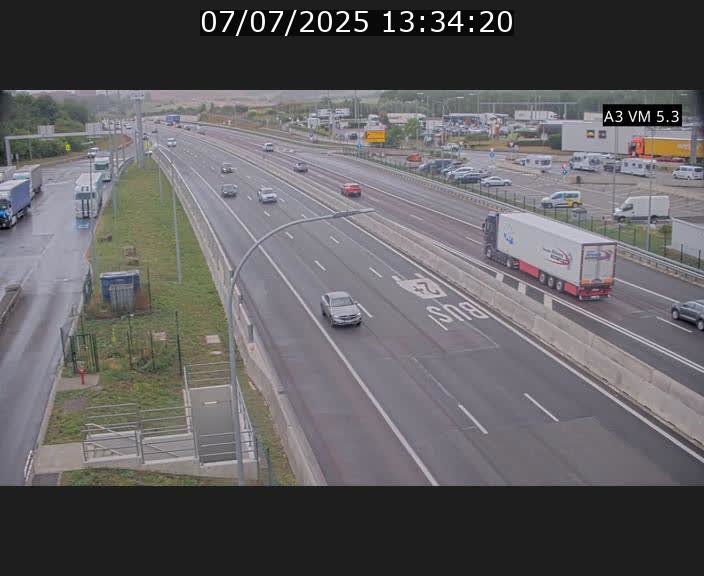 <h2>Traffic live webcam Luxembourg Aire de Berchem - A3 - BK 5 - direction France</h2>