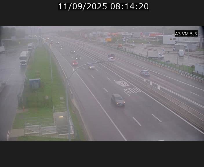 <h2>Traffic live webcam Luxembourg Aire de Berchem - A3 - BK 5 - direction France</h2>
