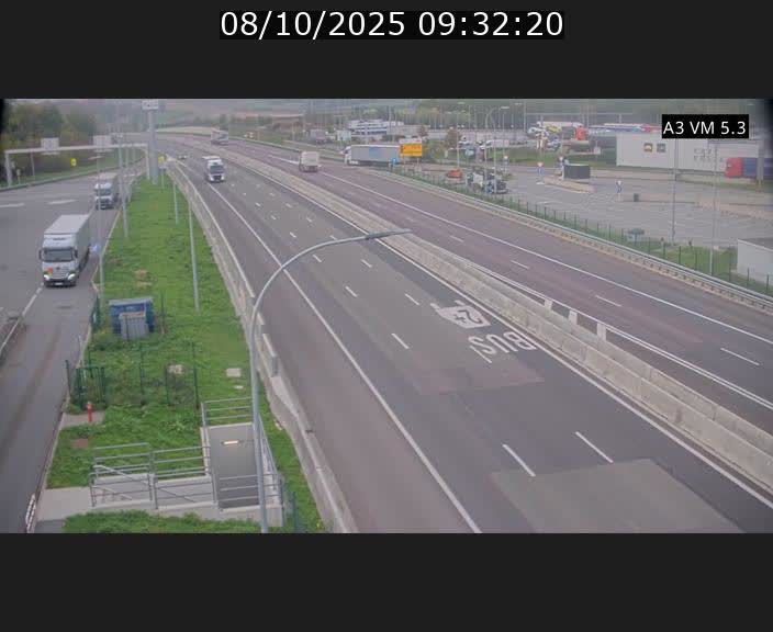 <h2>Traffic live webcam Luxembourg Aire de Berchem - A3 - BK 5 - direction France</h2>