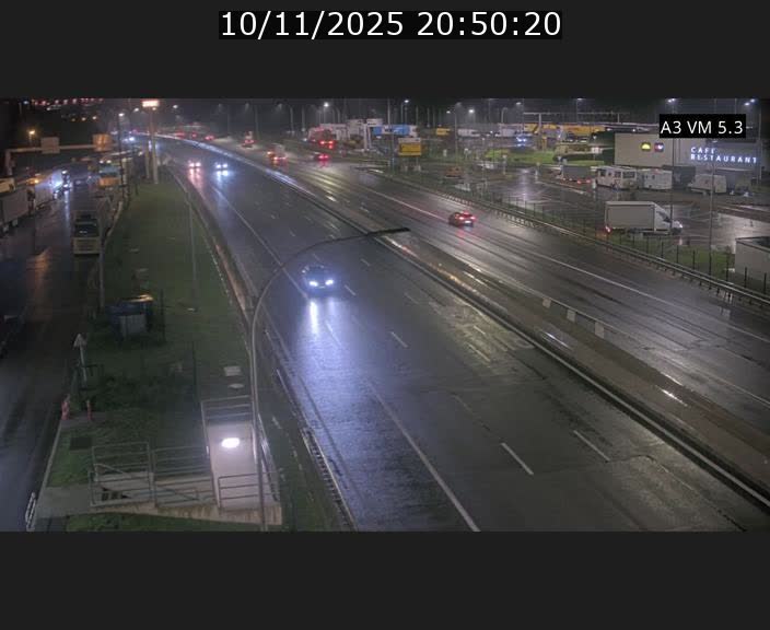 Traffic live webcam Luxembourg Aire de Berchem - A3 - BK 5 - direction France
