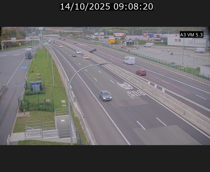 <h2>Traffic live webcam Luxembourg Aire de Berchem - A3 - BK 5 - direction France</h2>