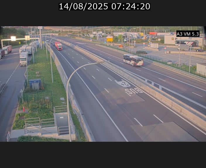<h2>Traffic live webcam Luxembourg Aire de Berchem - A3 - BK 5 - direction France</h2>