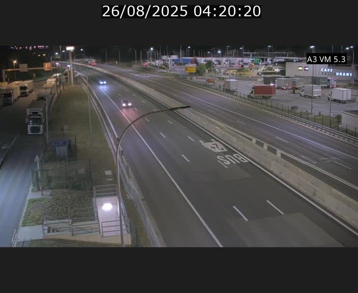 <h2>Traffic live webcam Luxembourg Aire de Berchem - A3 - BK 5 - direction France</h2>