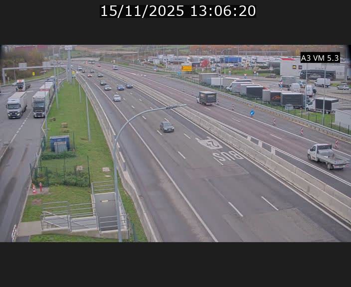 <h2>Traffic live webcam Luxembourg Aire de Berchem - A3 - BK 5 - direction France</h2>