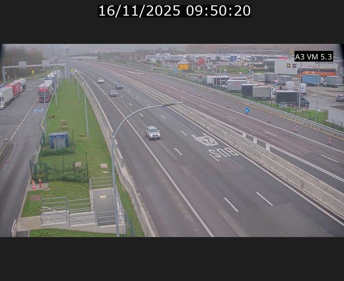 <h2>Traffic live webcam Luxembourg Aire de Berchem - A3 - BK 5 - direction France</h2>