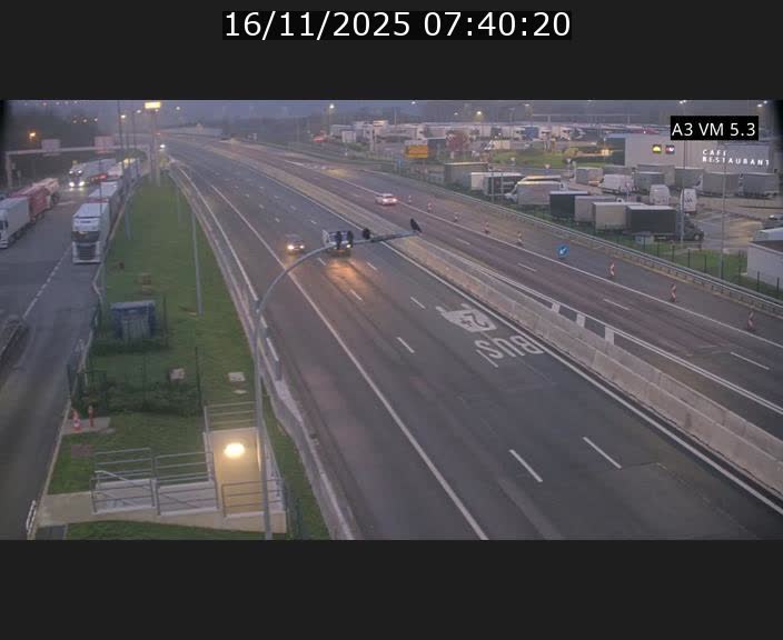 <h2>Traffic live webcam Luxembourg Aire de Berchem - A3 - BK 5 - direction France</h2>