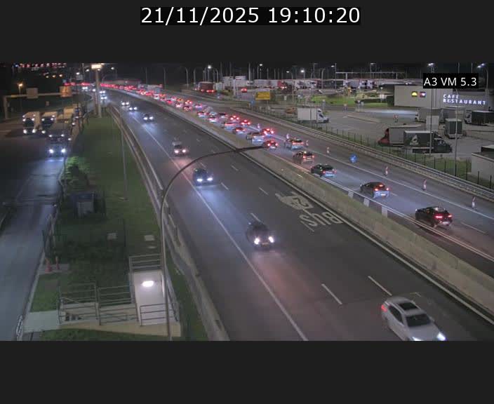 <h2>Traffic live webcam Luxembourg Aire de Berchem - A3 - BK 5 - direction France</h2>