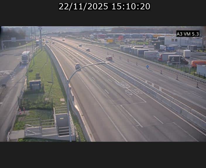 <h2>Traffic live webcam Luxembourg Aire de Berchem - A3 - BK 5 - direction France</h2>