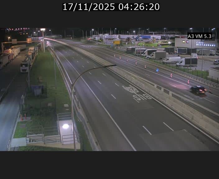<h2>Traffic live webcam Luxembourg Aire de Berchem - A3 - BK 5 - direction France</h2>