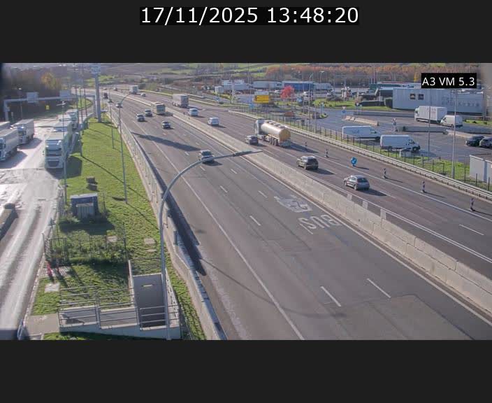 <h2>Traffic live webcam Luxembourg Aire de Berchem - A3 - BK 5 - direction France</h2>