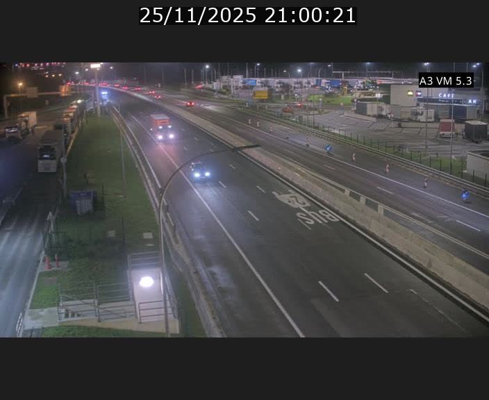 <h2>Traffic live webcam Luxembourg Aire de Berchem - A3 - BK 5 - direction France</h2>