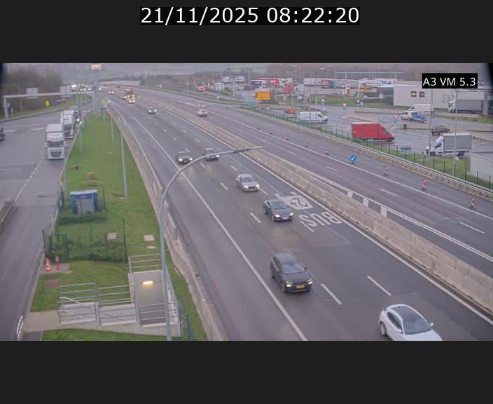 Traffic live webcam Luxembourg Aire de Berchem - A3 - BK 5 - direction France