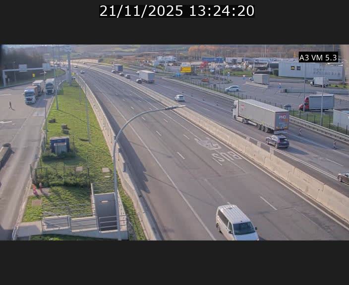 <h2>Traffic live webcam Luxembourg Aire de Berchem - A3 - BK 5 - direction France</h2>