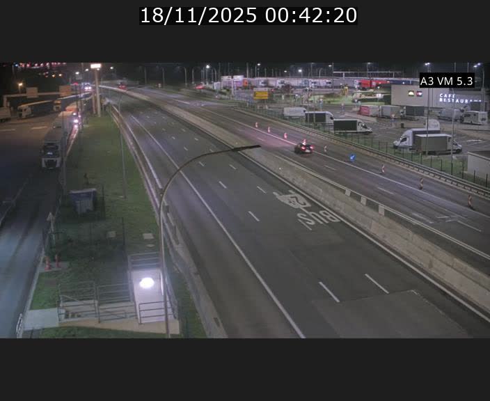 <h2>Traffic live webcam Luxembourg Aire de Berchem - A3 - BK 5 - direction France</h2>