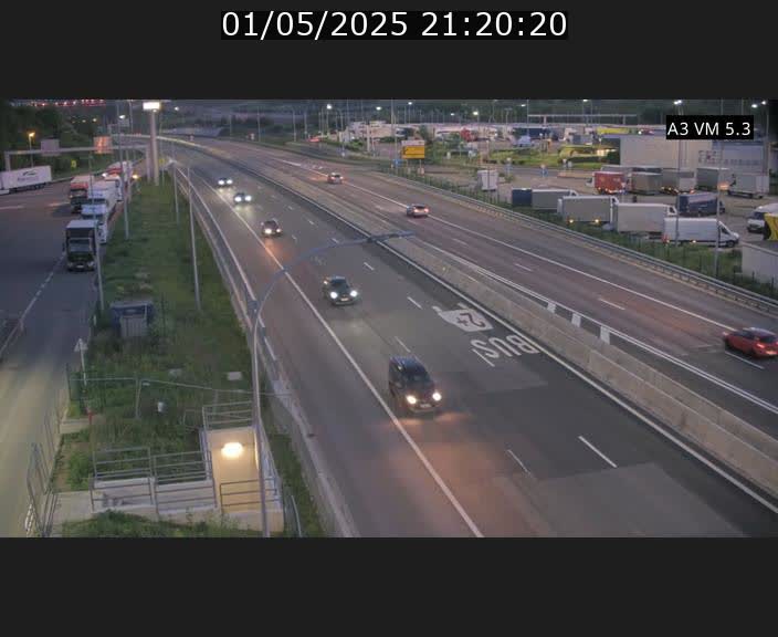 Traffic live webcam Luxembourg Aire de Berchem - A3 - BK 5 - direction France