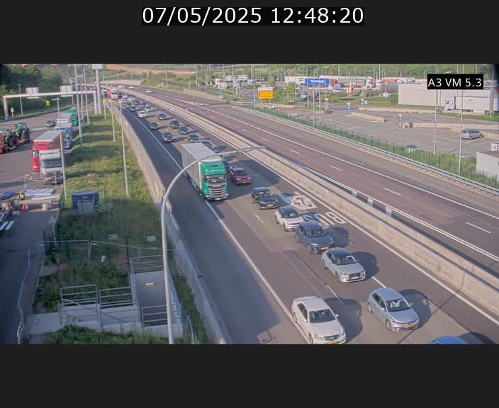 Traffic live webcam Luxembourg Aire de Berchem - A3 - BK 5 - direction France