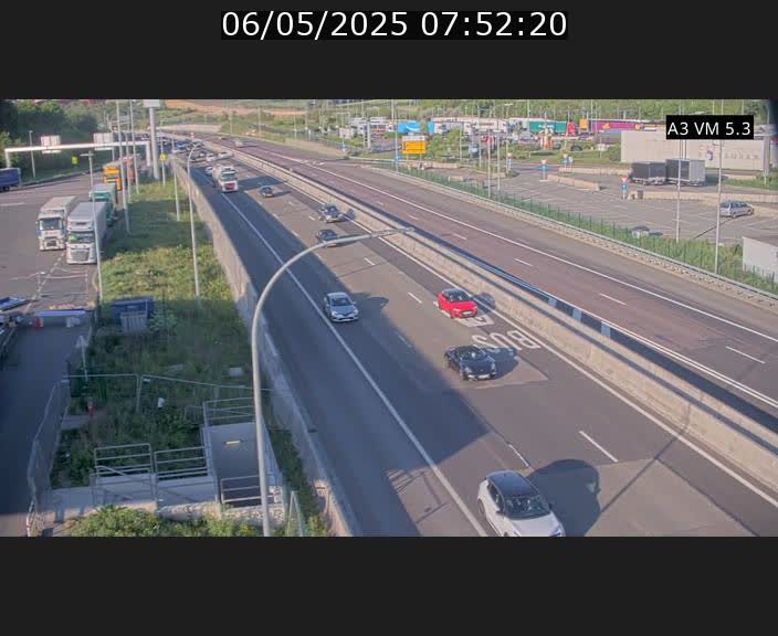 Traffic live webcam Luxembourg Aire de Berchem - A3 - BK 5 - direction France